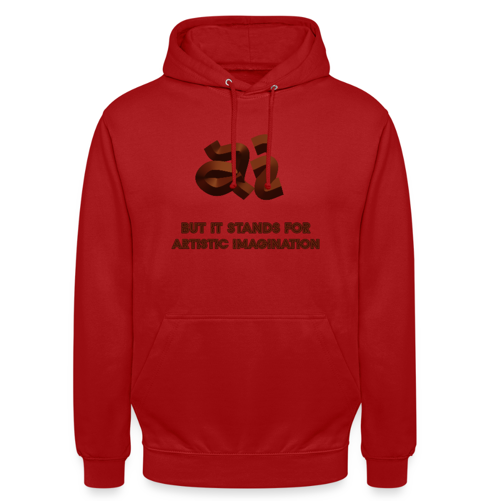 Artistic Imagination II Hoodie - rouge