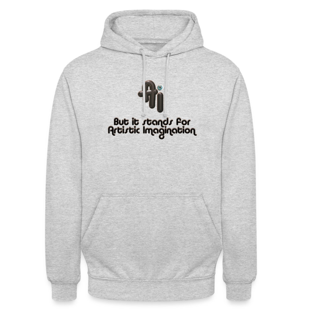Artistic Imagination Hoodie - gris clair chiné