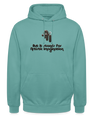 Artistic Imagination Hoodie - turquoise pastel