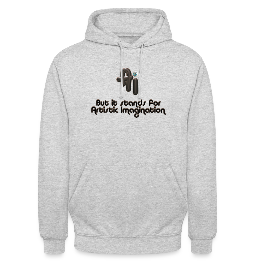 Artistic Imagination Hoodie - gris clair chiné