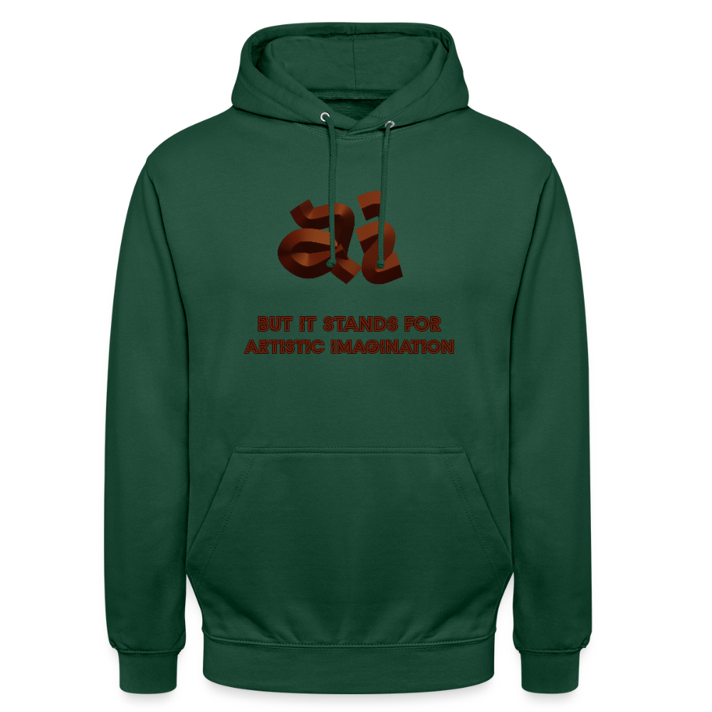 Artistic Imagination II Hoodie - vert bouteille