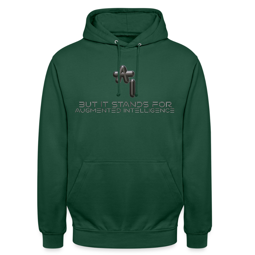 Augmented Intelligence Hoodie - vert bouteille