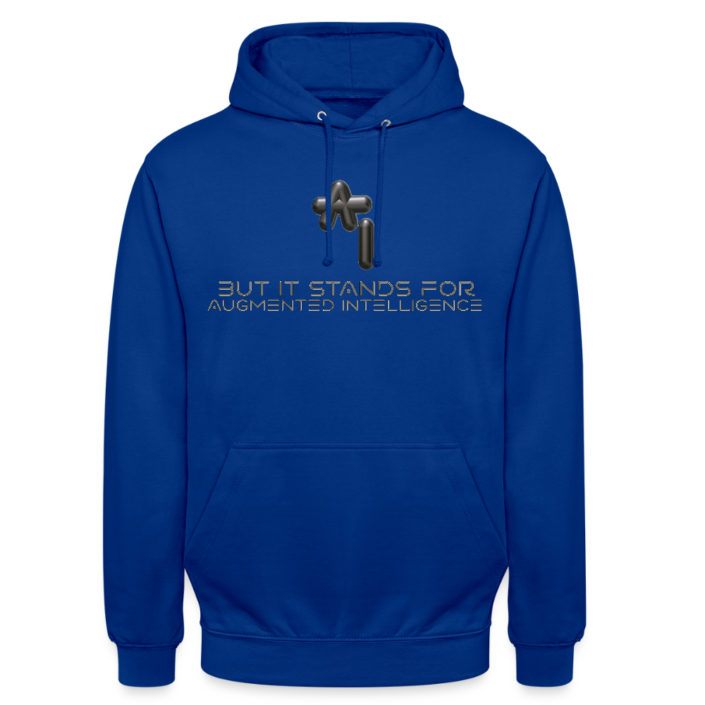 Augmented Intelligence Hoodie - bleu royal