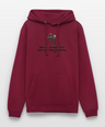 Artistic Imagination Hoodie - bordeaux