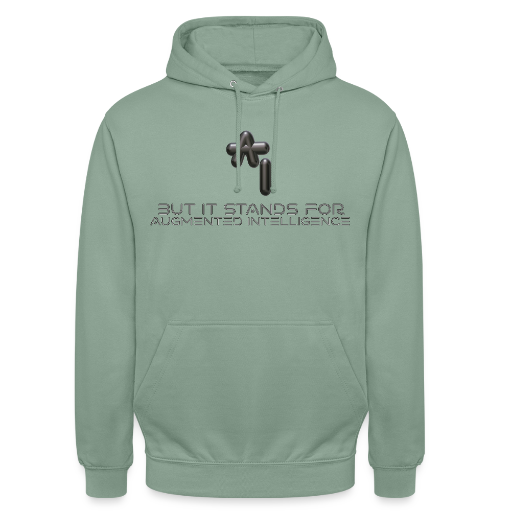 Augmented Intelligence Hoodie - vert-de-gris
