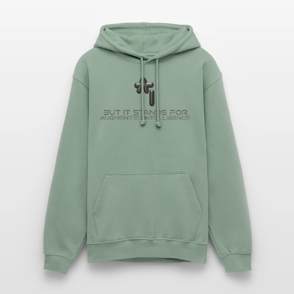 Augmented Intelligence Hoodie - vert-de-gris