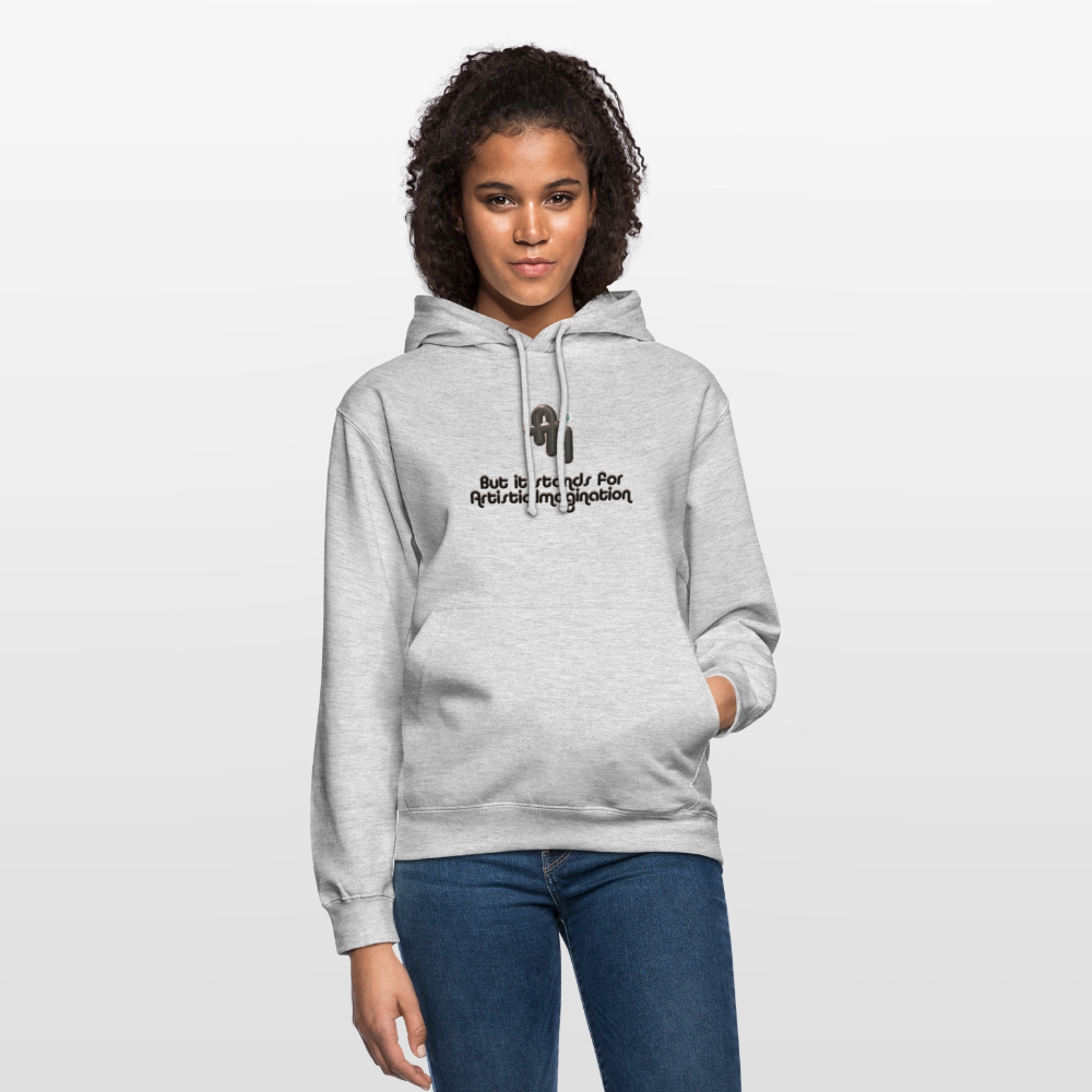 Artistic Imagination Hoodie - gris clair chiné