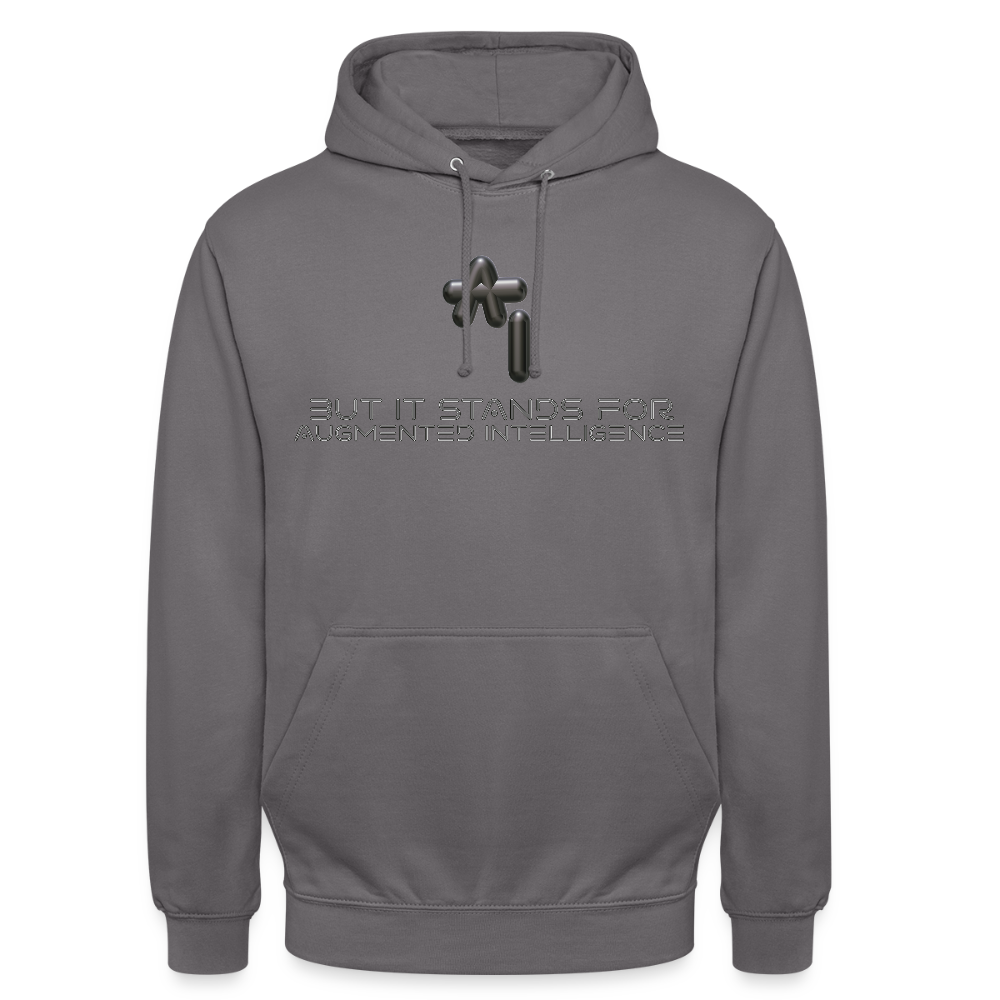 Augmented Intelligence Hoodie - gris éléphant