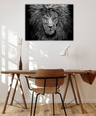 Lion Head Poster Giclée Fine Art - Graphartixry - baseball cap, unisex pullover hoodie, graphic tees, long hooded sweatshirt, eco friendly bomber jacket, unisex denim jacket, Crossbody Bag, hard case for iPhone, rubber case for airpods, case for Samsung -  Graphartixry