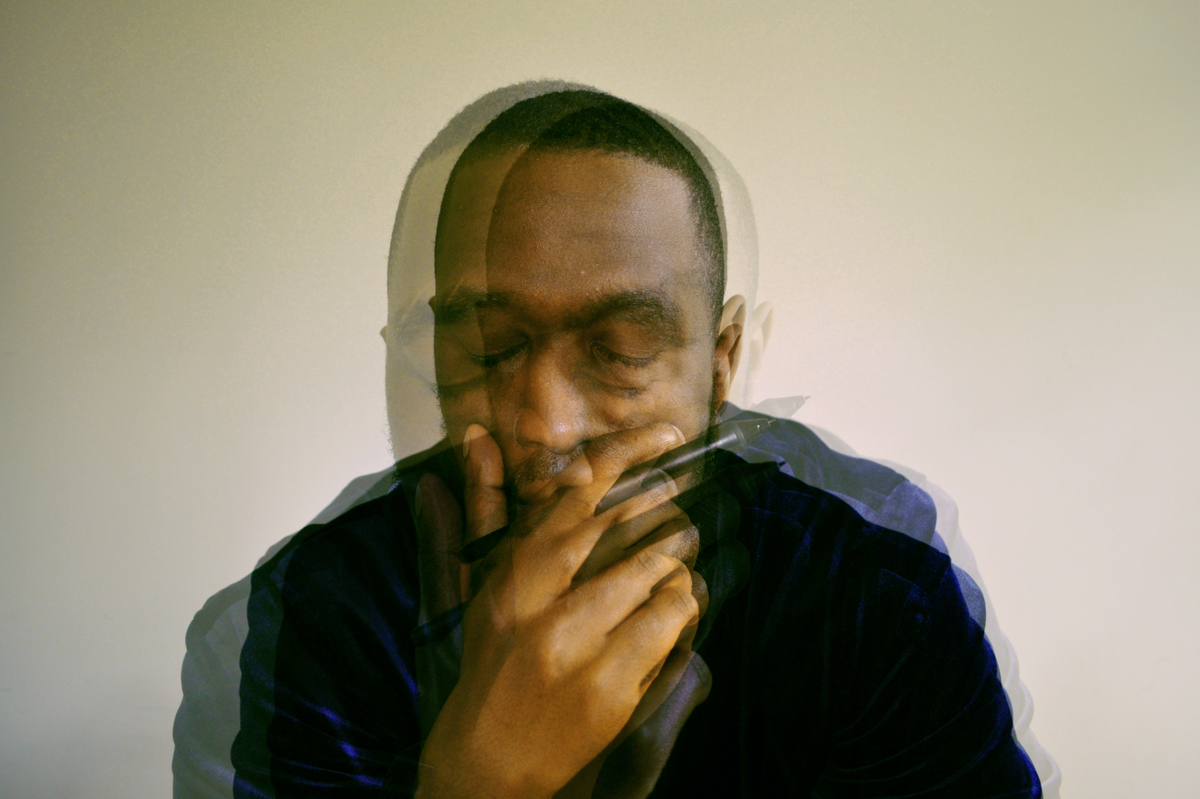 Šhema thinking and contemplating about ways to distort the "conversion"ideas to create a unique visual language appropriate for his artistry 
