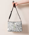 Honorability Grey Zebra Crossbody bag - Graphartixry