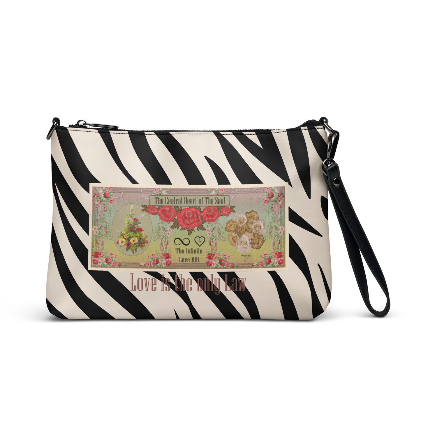 Love Bill Zebra Crossbody bag - Graphartixry