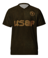 'USAF' recycled unisex jersey from Graphartixry on a white background