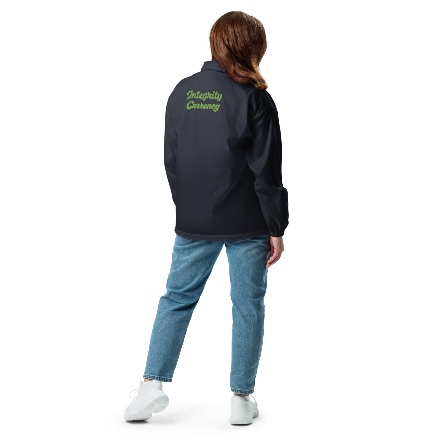 Integrity Currency Unisex windbreaker - Graphartixry - baseball cap, unisex pullover hoodie, graphic tees, long hooded sweatshirt, eco friendly bomber jacket, unisex denim jacket, Crossbody Bag, hard case for iPhone, rubber case for airpods, case for Samsung -  Graphartixry