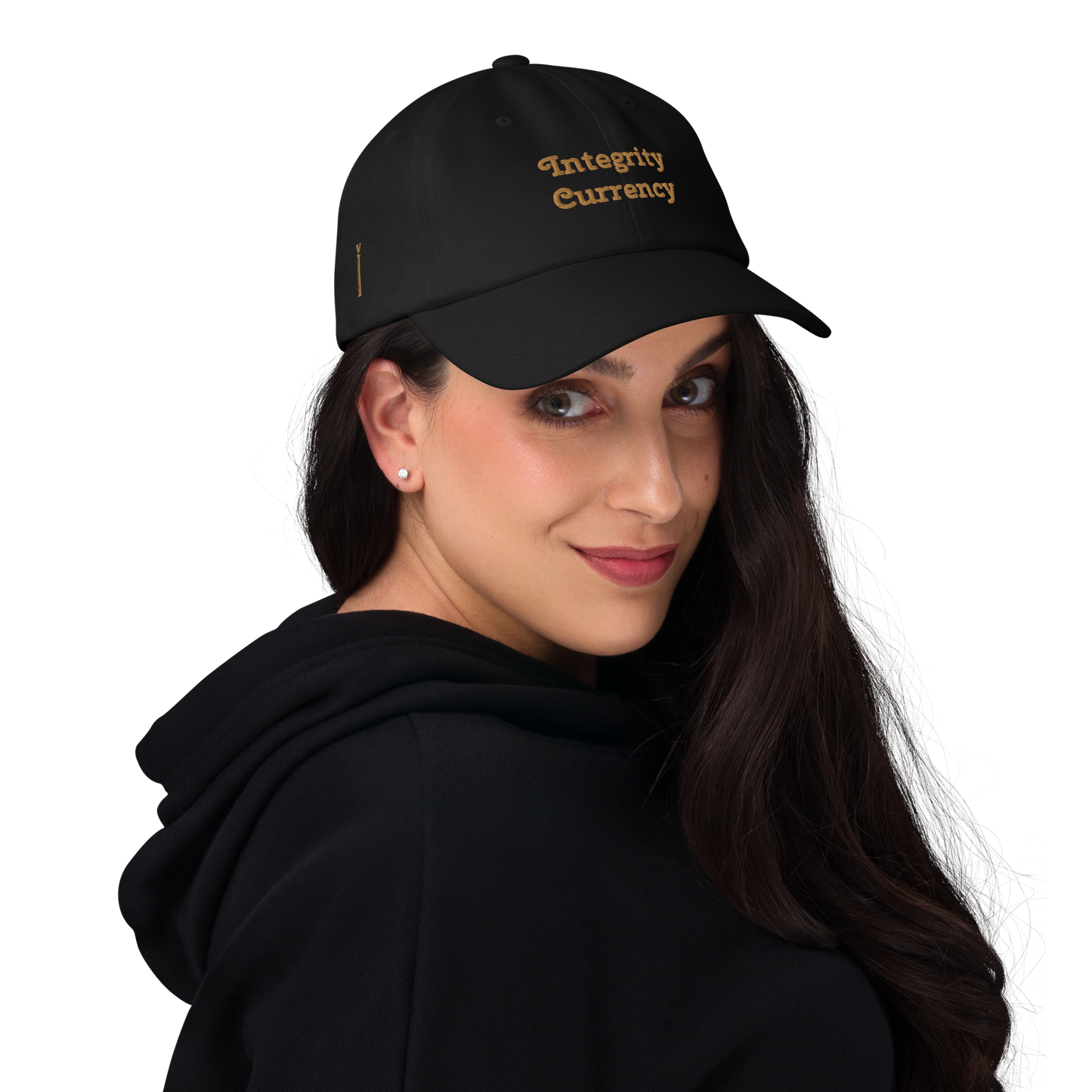 Integrity Currency Cap - Graphartixry - baseball cap, unisex pullover hoodie, graphic tees, long hooded sweatshirt, eco friendly bomber jacket, unisex denim jacket, Crossbody Bag, hard case for iPhone, rubber case for airpods, case for Samsung -  Graphartixry