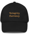 Integrity Currency Cap - Graphartixry - baseball cap, unisex pullover hoodie, graphic tees, long hooded sweatshirt, eco friendly bomber jacket, unisex denim jacket, Crossbody Bag, hard case for iPhone, rubber case for airpods, case for Samsung -  Graphartixry