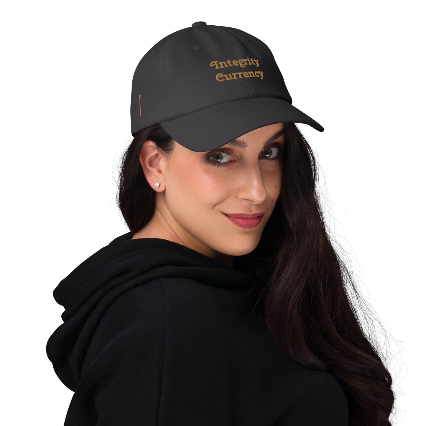 Integrity Currency Cap - Graphartixry - baseball cap, unisex pullover hoodie, graphic tees, long hooded sweatshirt, eco friendly bomber jacket, unisex denim jacket, Crossbody Bag, hard case for iPhone, rubber case for airpods, case for Samsung -  Graphartixry