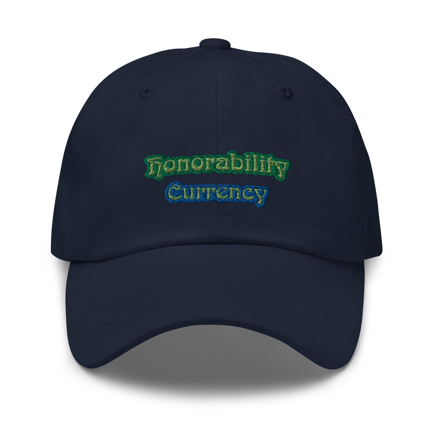 Honorability Currency Cap - Graphartixry - baseball cap, unisex pullover hoodie, graphic tees, long hooded sweatshirt, eco friendly bomber jacket, unisex denim jacket, Crossbody Bag, hard case for iPhone, rubber case for airpods, case for Samsung -  Graphartixry