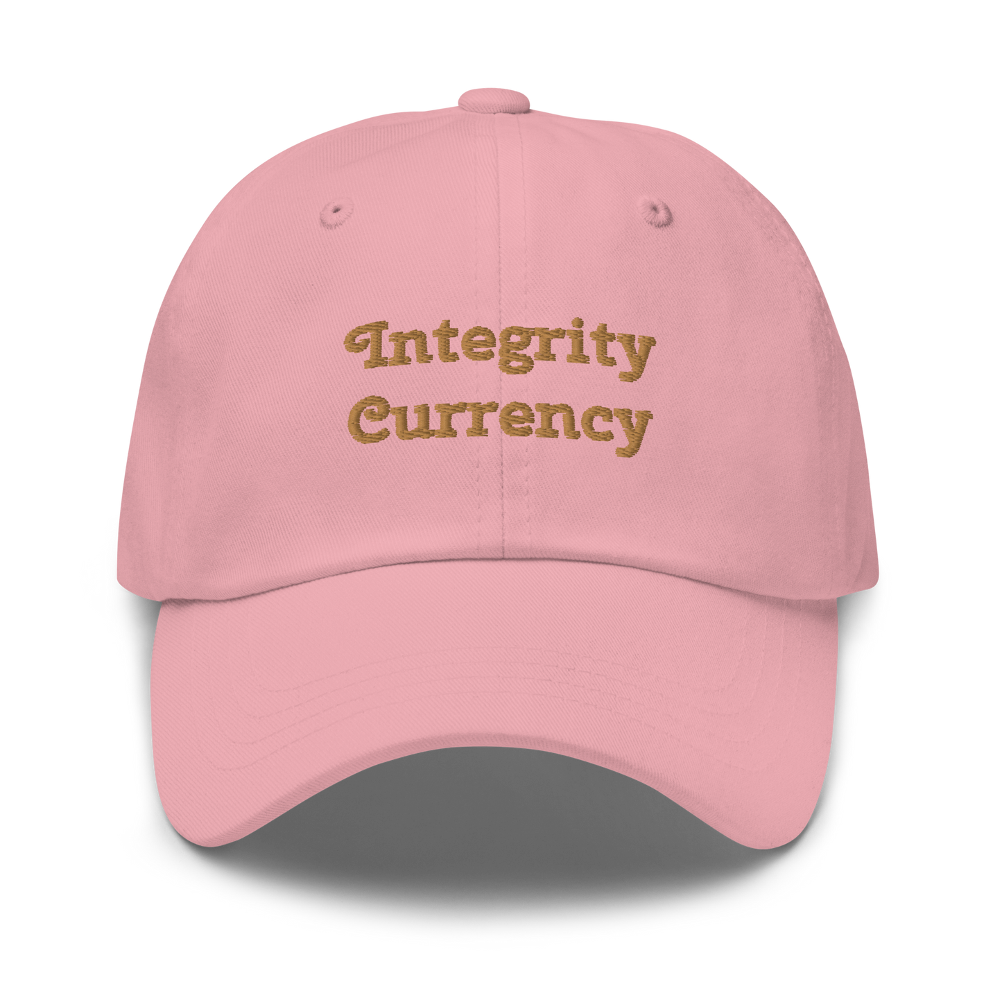 Integrity Currency Cap - Graphartixry - baseball cap, unisex pullover hoodie, graphic tees, long hooded sweatshirt, eco friendly bomber jacket, unisex denim jacket, Crossbody Bag, hard case for iPhone, rubber case for airpods, case for Samsung -  Graphartixry