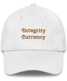 Integrity Currency Cap - Graphartixry - baseball cap, unisex pullover hoodie, graphic tees, long hooded sweatshirt, eco friendly bomber jacket, unisex denim jacket, Crossbody Bag, hard case for iPhone, rubber case for airpods, case for Samsung -  Graphartixry