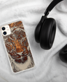 Gold Lion Head Case for iPhone - Graphartixry - baseball cap, unisex pullover hoodie, graphic tees, long hooded sweatshirt, eco friendly bomber jacket, unisex denim jacket, Crossbody Bag, hard case for iPhone, rubber case for airpods, case for Samsung -  Graphartixry