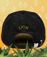 Lion Head Corduroy Cap - Graphartixry - baseball cap, unisex pullover hoodie, graphic tees, long hooded sweatshirt, eco friendly bomber jacket, unisex denim jacket, Crossbody Bag, hard case for iPhone, rubber case for airpods, case for Samsung -  Graphartixry