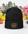 Lion Head Embroidered Beanie - Graphartixry - baseball cap, unisex pullover hoodie, graphic tees, long hooded sweatshirt, eco friendly bomber jacket, unisex denim jacket, Crossbody Bag, hard case for iPhone, rubber case for airpods, case for Samsung -  Graphartixry