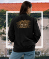 Recycled Lion Head Bomber Jacket - Graphartixry - baseball cap, unisex pullover hoodie, graphic tees, long hooded sweatshirt, eco friendly bomber jacket, unisex denim jacket, Crossbody Bag, hard case for iPhone, rubber case for airpods, case for Samsung -  Graphartixry