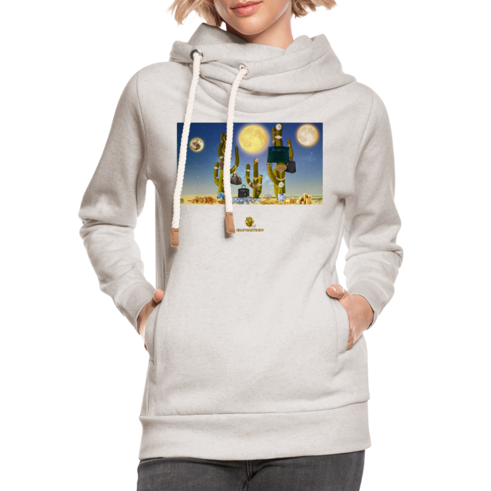 Luxury Decor Hoodie - Sweat à Capuche Décor Luxueux - Graphartixry - beige chiné