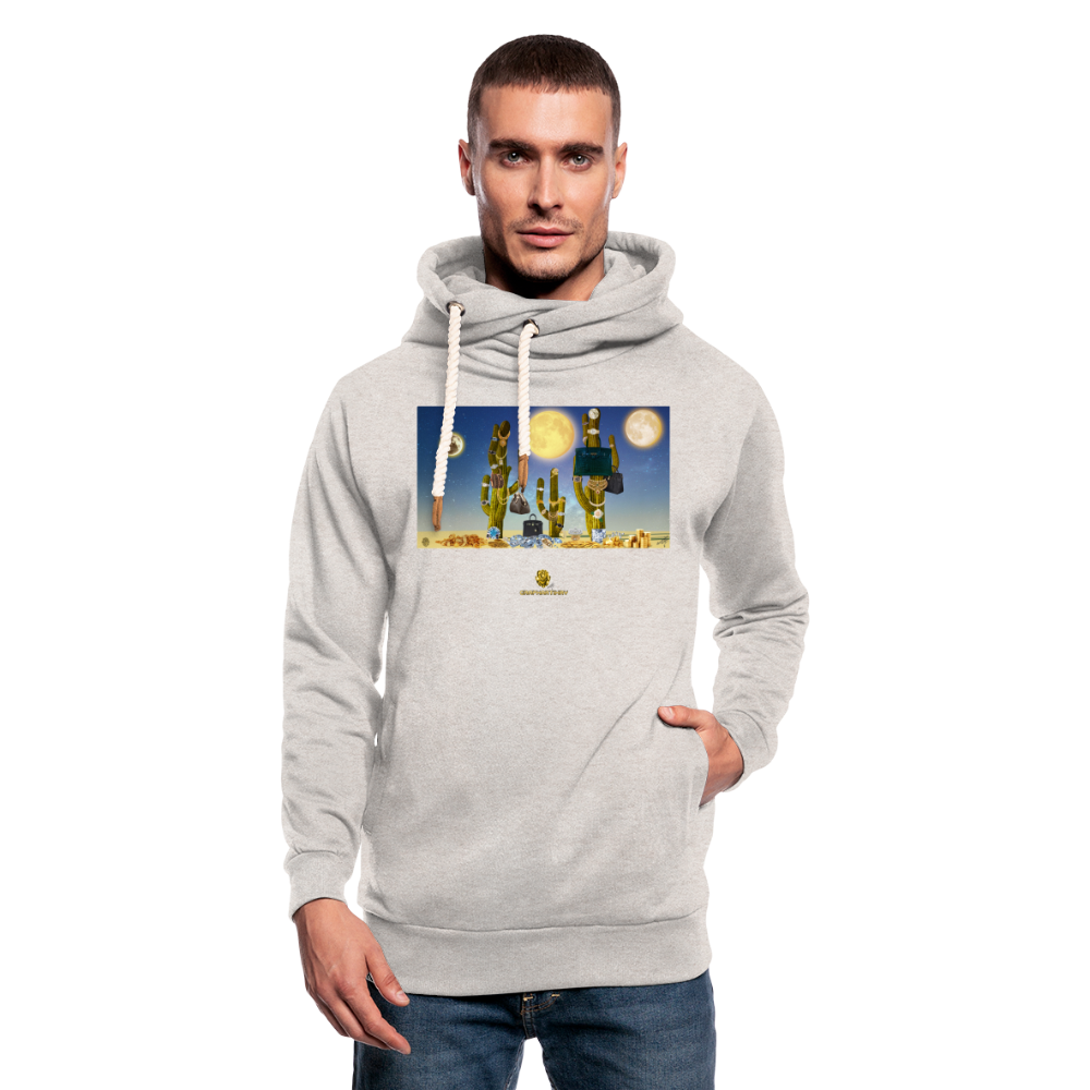 Luxury Decor Hoodie - Sweat à Capuche Décor Luxueux - Graphartixry - beige chiné