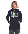 Luxury Decor Hoodie - Sweat à Capuche Décor Luxueux - Graphartixry - marine