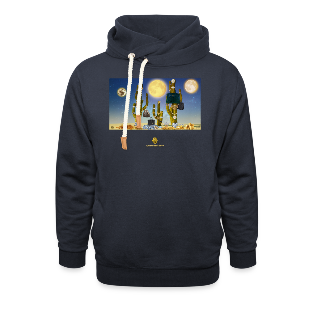 Luxury Decor Hoodie - Sweat à Capuche Décor Luxueux - Graphartixry - marine