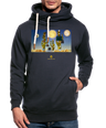 Luxury Decor Hoodie - Sweat à Capuche Décor Luxueux - Graphartixry - marine