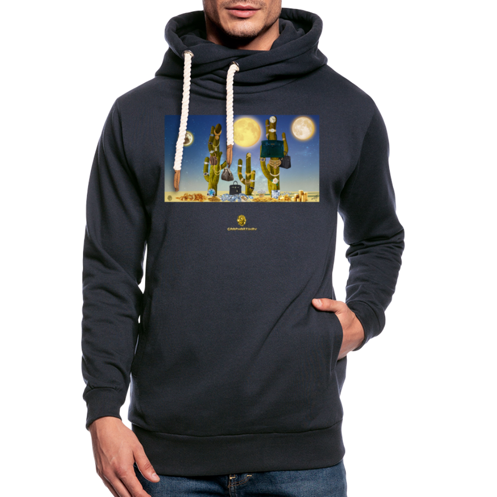 Luxury Decor Hoodie - Sweat à Capuche Décor Luxueux - Graphartixry - marine