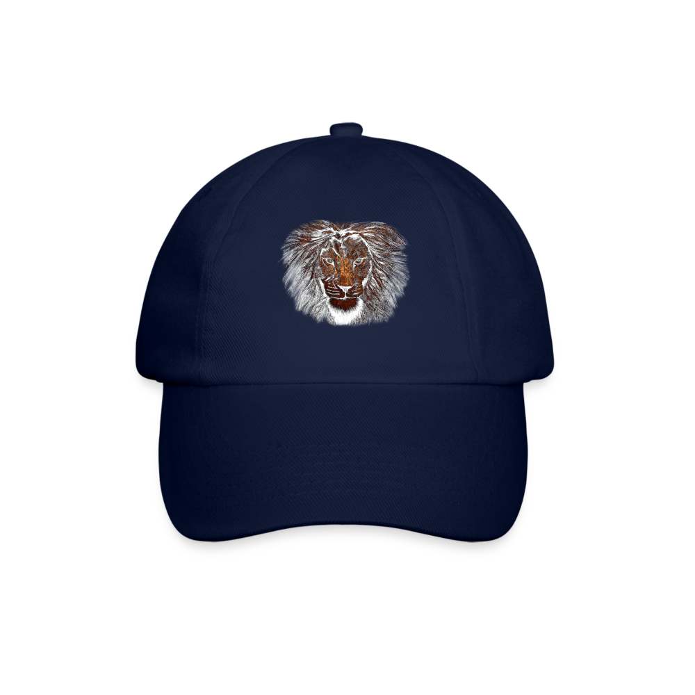 Tête de lion Baseball Cap - bleu/bleu