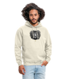 Sweat à Capuche Unisexe Tête de lion Noir & Blanc - Graphartixry - vanille