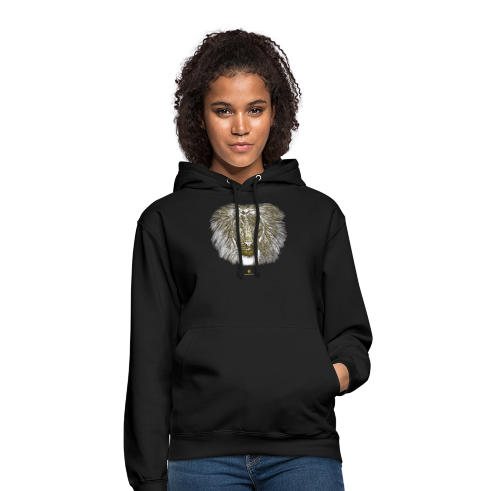 Lion Head - Vanilla Unisex Hoodie - Graphartixry - noir