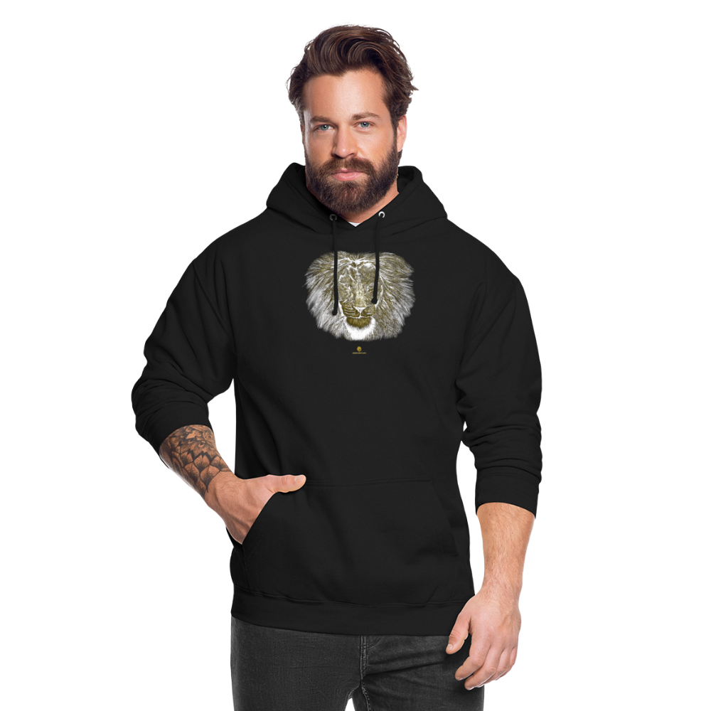 Lion Head - Vanilla Unisex Hoodie - Graphartixry - noir