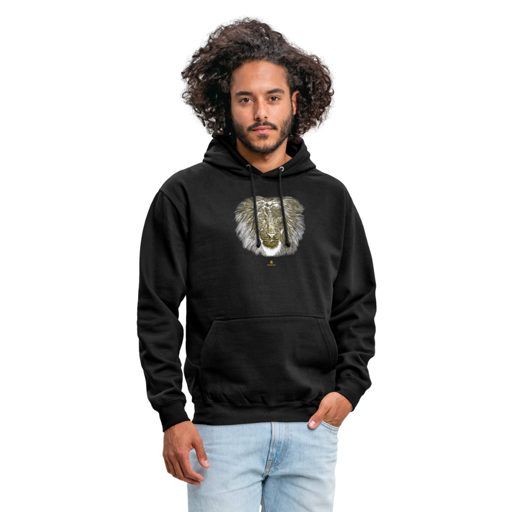 Lion Head - Vanilla Unisex Hoodie - Graphartixry - noir