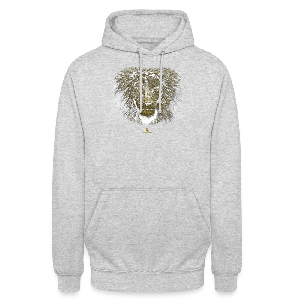 Silver Lion Head Unisex Hoodie Graphartixry