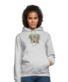 Lion Head - Vanilla Unisex Hoodie - Graphartixry - gris clair chiné