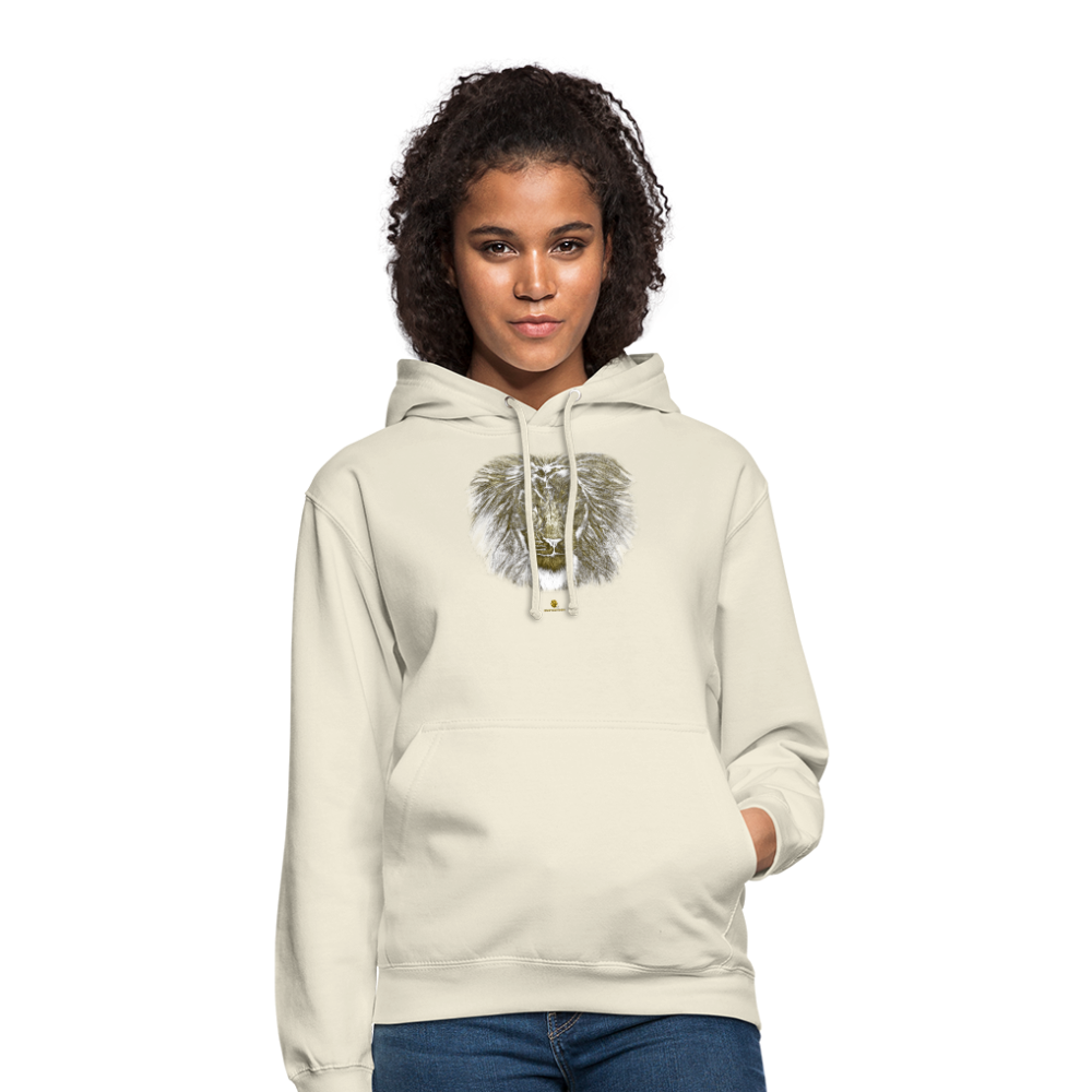 Lion Head - Vanilla Unisex Hoodie - Graphartixry - vanille