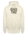 Lion Head - Vanilla Unisex Hoodie - Graphartixry - vanille