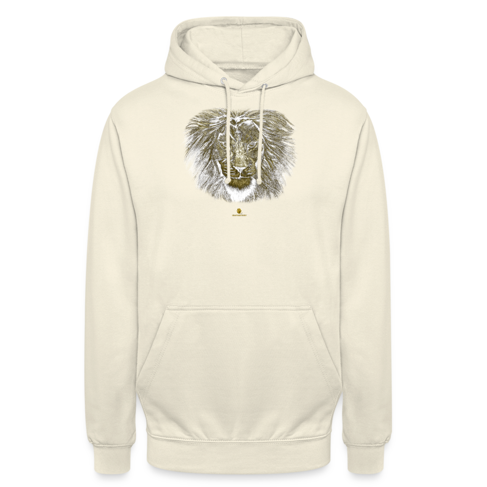 Lion Head - Vanilla Unisex Hoodie - Graphartixry - vanille