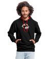 Freedom of Life Unisex Hoodie- Sweat à Capuche Liberté de vie - Graphartixry - noir/rouge