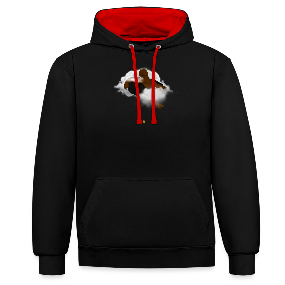 Freedom of Life Unisex Hoodie- Sweat à Capuche Liberté de vie - Graphartixry - noir/rouge