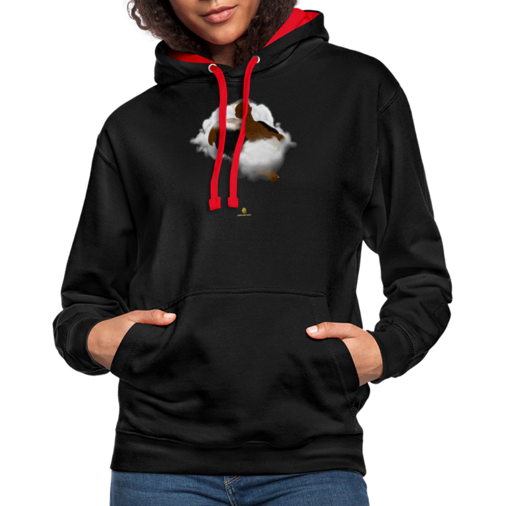 Freedom of Life Unisex Hoodie- Sweat à Capuche Liberté de vie - Graphartixry - noir/rouge