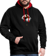 Freedom of Life Unisex Hoodie- Sweat à Capuche Liberté de vie - Graphartixry - noir/rouge