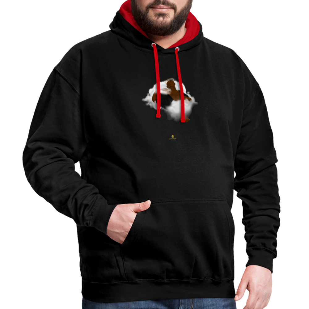 Freedom of Life Unisex Hoodie- Sweat à Capuche Liberté de vie - Graphartixry - noir/rouge