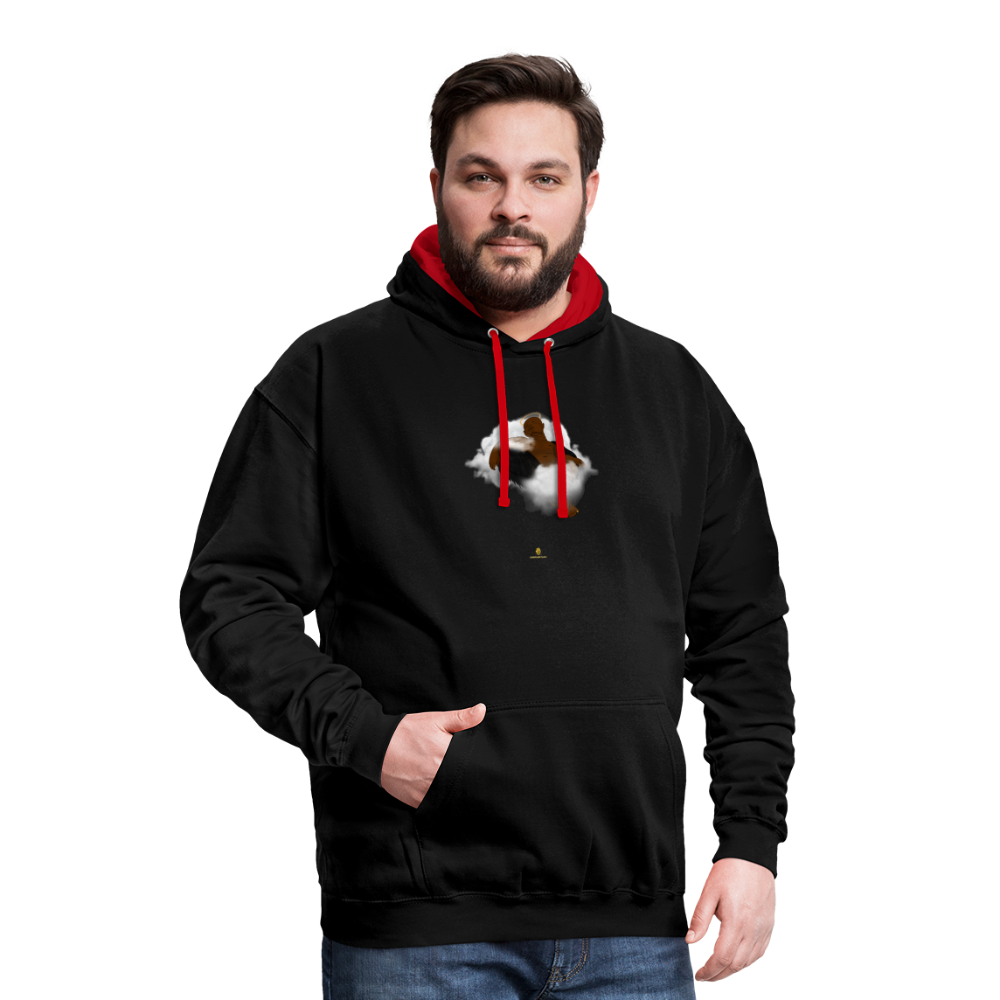 Freedom of Life Unisex Hoodie- Sweat à Capuche Liberté de vie - Graphartixry - noir/rouge